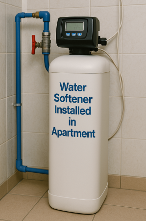 water softener installed